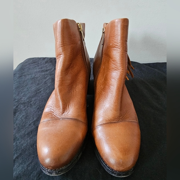 PIKOLINOS High End Leather Tassel Ankle Boots, Side Zip - Picture 4 of 11